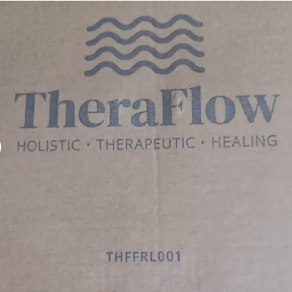 TheraFlow Dual Enhanced Foot Massager Roller THFFRL with Foot Reflexology Chart - Picture 8 of 8